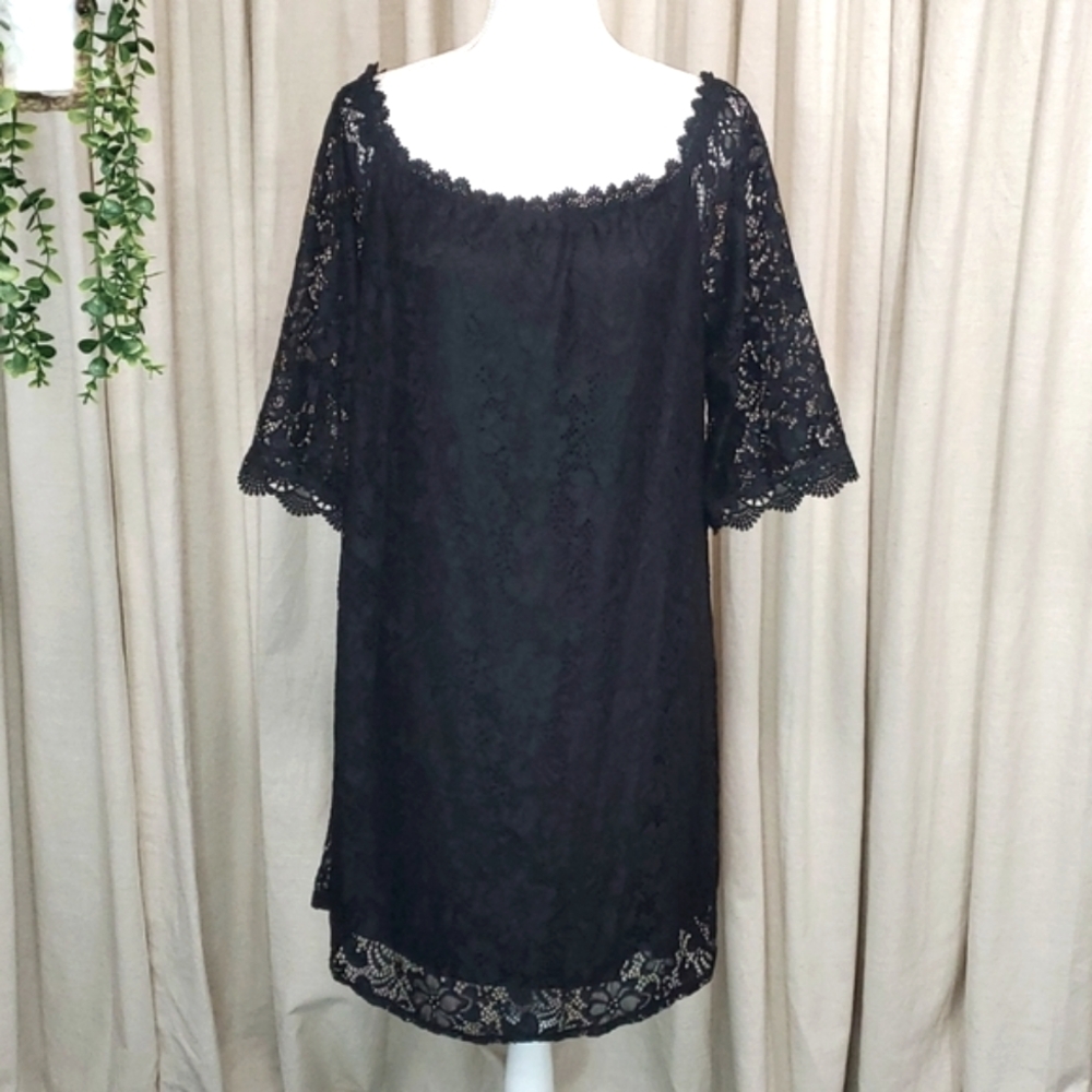 NWT Size XL Black Lace Dress